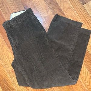 J. Crew Brown corduroy pants